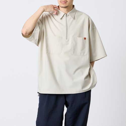 DANTON [ダントン] ラウンドカラー プルオーバーシャツ [DT-B0284SOX
