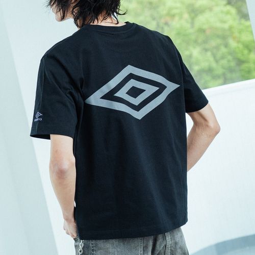 UMBRO [アンブロ] 別注 ワンポイントロゴ メッシュ切替Tシャツ [KBT101