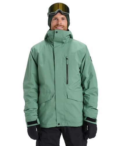 OUTLET】QUIKSILVER メンズ SYCAMORE BLOCK 20K JK スノージャケット