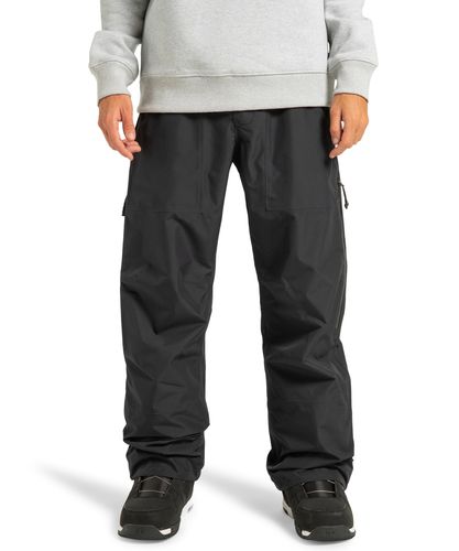DC スノーボード カーゴパンツ S 黒　ユニセックス OUTLET】DC SHOES メンズ DOCILE BIB スノーパンツ 【25-26SNOWモデル】