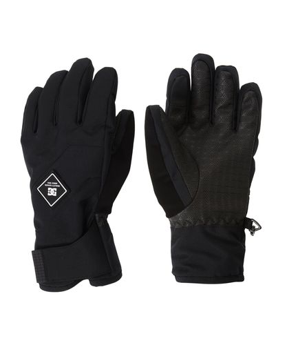 DC スノーボード グローブ ブラック OUTLET】DC SHOES キッズ FRANCHISE YOUTH MITTEN スノーグローブ 【25