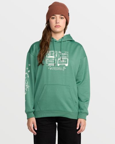 OUTLET】VOLCOM レディース RIDING HYDRO P/O プルオーバーパーカー