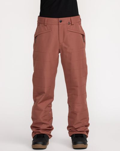 VOLCOM スノーボードパンツ XSサイズ ピンクブラウン OUTLET FAMILY SALE】VOLCOM レディース HALLEN PANT スノーパンツ