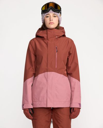 OUTLET】VOLCOM Womens Shiloh Snow Suit - Leopard
