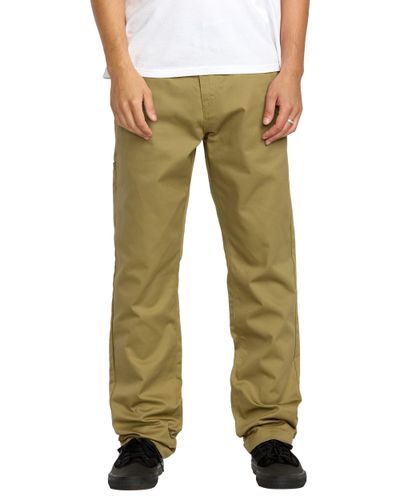 OUTLET】Volcom Workwear Caliper Relaxed Work Pants - Brindle