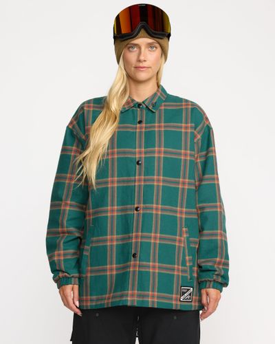OUTLET】VOLCOM Womens Shiloh Snow Suit - Leopard