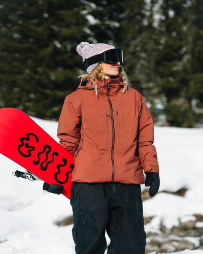 OUTLET】VOLCOM Womens Fern Insulated Gore Pullover - Acid