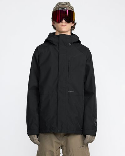OUTLET】VOLCOM Mens Dua Gore-Tex Jacket - Black