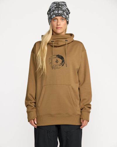 OUTLET】VOLCOM レディース HYDRO 1/4 ZIP プルオーバーフリース