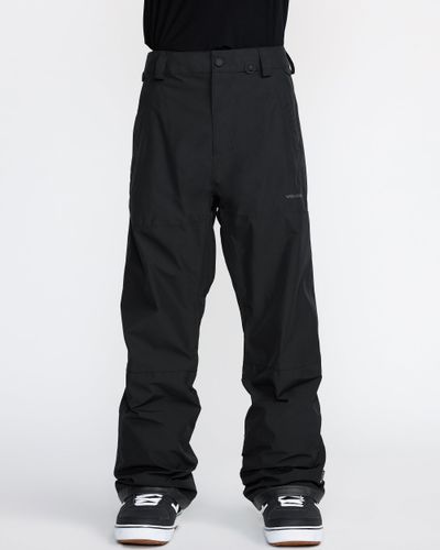 OUTLET FAMILY SALE】VOLCOM Mens Rain Gore-Tex Bib Overalls - Crimson