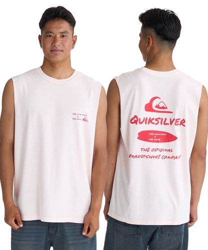 QUIKSILVER メンズ QS MEETS SLY タンクトップ 速乾 UPF50+ ストレッチ