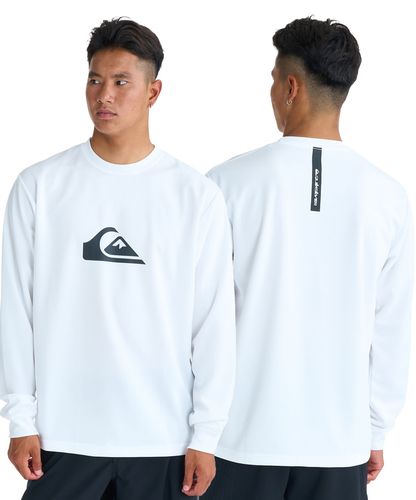 OUTLET】QUIKSILVER メンズ COMP LOGO SS 半袖ラッシュガード サーフT