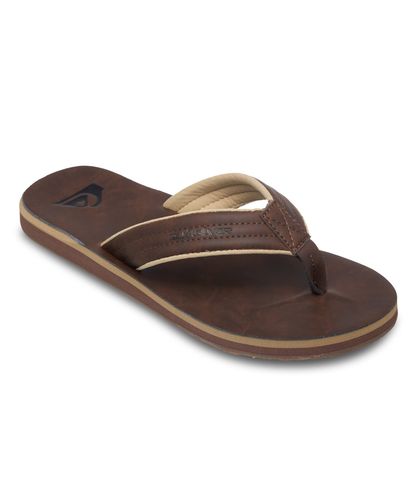 OUTLET】QUIKSILVER メンズ CARVER SUEDE PLUS スエードレザーサンダル