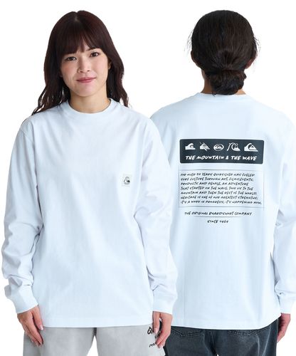 pedestalロンT OUTLET FAMILY SALE】Quiksilver メンズ TC VERTICAL LOGO LT 長袖Tシャツ