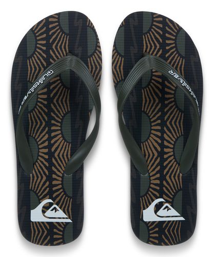 QUIKSILVER メンズ CARVER NUBUCK 26 ヴィーガンヌバックレザ―サンダル