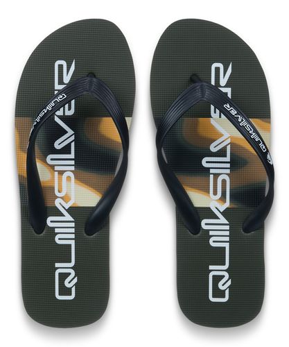 QUIKSILVER メンズ CARVER NUBUCK 26 ヴィーガンヌバックレザ―サンダル