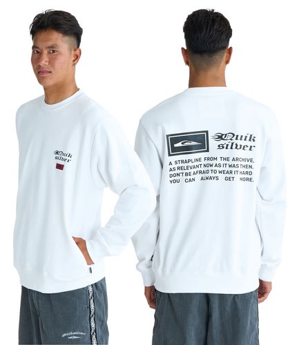 OUTLET FAMILY SALE】QUIKSILVER メンズ BUBBLE HALF ZIP 長袖サーフT