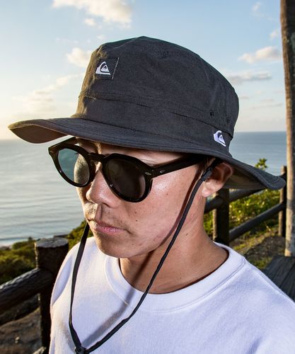 QUIKSILVER メンズ PIERSIDE TAPER クイックシルバーロゴ入りストロー