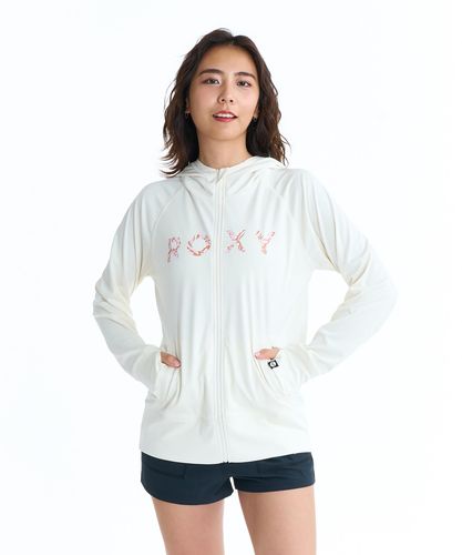OUTLET】ROXY HORIZON STAND ボタニカルロゴ ジップラッシュガード