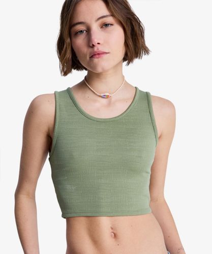 OUTLET】Roxy PRETTY PLEASE LS RIB クロップド丈トップス