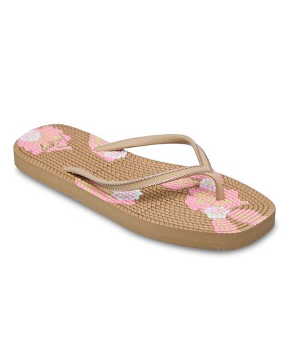 ROXY x HAWAIIAN AIRLINES】FLIP FLOP ポーチ付きビーチサンダル