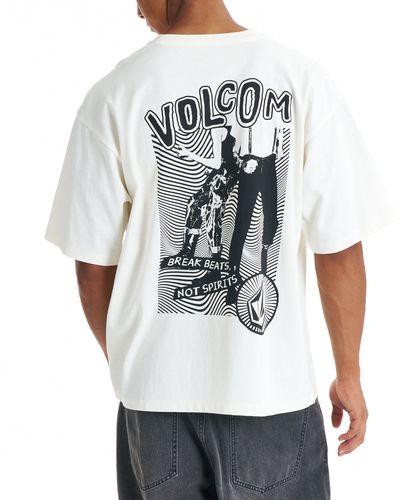 UPF50+&DRY機能】VOLCOM メンズ VERTICAL LOGO GRAPHIC サーフTシャツ