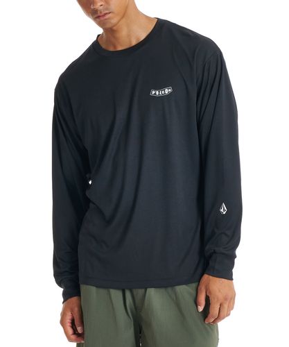 UPF50+&DRY機能】VOLCOM メンズ GRAB THE STONE LS SURF TEE 長袖