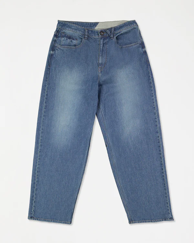 OUTLET】VOLCOM Modown Relaxed Fit Tapered Jeans - Ash Blue