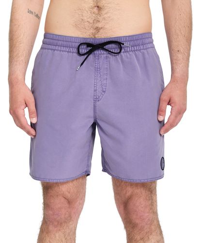 VOLCOM メンズ LIDO SOLID TRUNK 16 ボードショーツ 【2026年夏モデル】