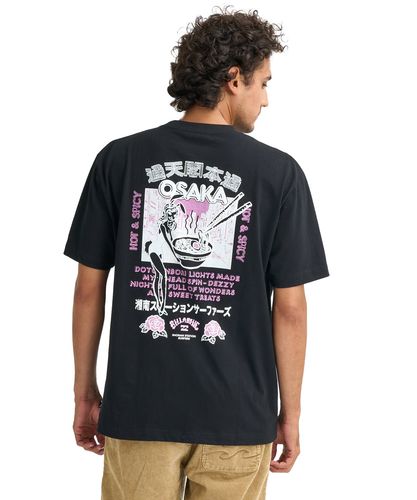 OUTLET】BILLABONG メンズ 【BB GALLERY】 OSAKA CASTLE Tシャツ【OVER