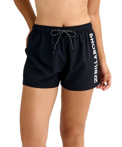 OUTLET】BILLABONG レディース LOGO JQ TAPE SOLID SHORT BOARDSHORTS