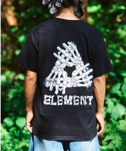 OUTLET】【吸水速乾＆ヘビーオンス】ELEMENT メンズ STRAIGHT BACK SS