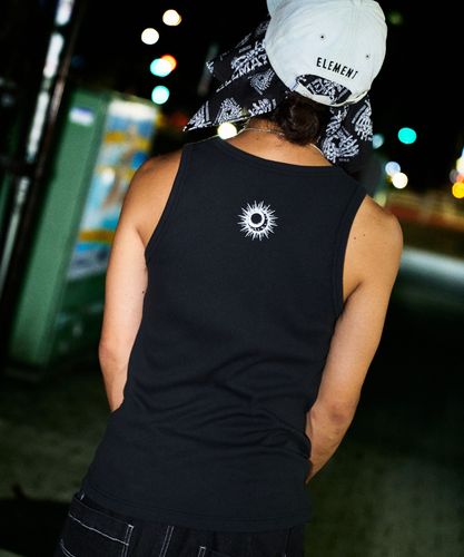 OUTLET】【直営店限定】ELEMENT メンズ LION NO SLEEVE タンクトップ
