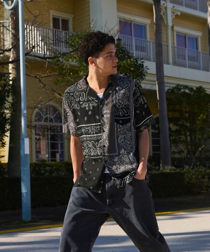 SALE】【直営店限定】RVCA メンズ TJP DAYSHIFT STRIPE SS 半袖シャツ