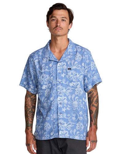 OUTLET FAMILY SALE】RVCA メンズ EXOTICA SS 半袖シャツ 【2025年春夏