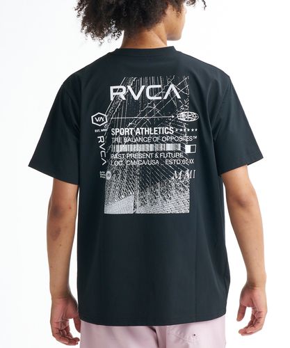 OUTLET】RVCA メンズ ILL ESCAPE SQUARE SFST サーフTシャツ 【2025年