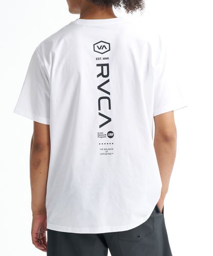 OUTLET】RVCA メンズ ILL ESCAPE SQUARE SFST サーフTシャツ 【2025年