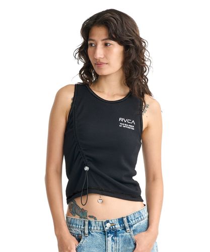 RVCA ウィメンズ MINI RVCA RIBBED TANKTOP タンクトップ 【2026年夏