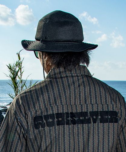 QUIKSILVER メンズ PIERSIDE TAPER クイックシルバーロゴ入りストロー