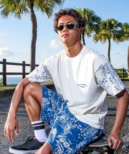 OUTLET】QUIKSILVER メンズ GOLDEN RATIO SS 半袖ラッシュガード