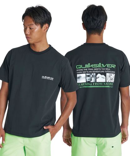 QUIKSILVER メンズ OUTDOOR SURF ST 半袖Tシャツ 接触冷感 速乾 UPF50+