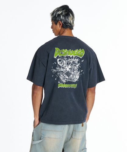 DC Shoes メンズ 26 SKATE WOLF SS Tシャツ 【2026年夏モデル】