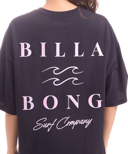 OUTLET】BILLABONG レディース LINE CLEAN LOGO LOOSE TEE Tシャツ
