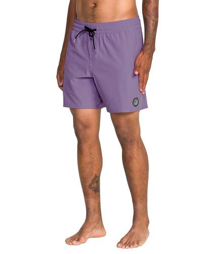 OUTLET】VOLCOM メンズ LIDO PRINT TRUNK 16 ボードショーツ 【2026年