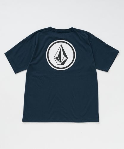 Volcom 青 Tシャツ コットン　ビンテージ　L VOLCOM メンズ VS LOGO SS RASH TEE サーフTシャツ 【2026年夏モデル】