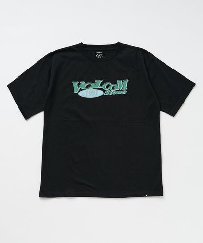 fog forward wrmfzy 限定 コラボモデル Tシャツ 黒 直営店限定】 VOLCOM メンズ FUSTY WORKS SS TEE Ⅰ Tシャツ 【2026年