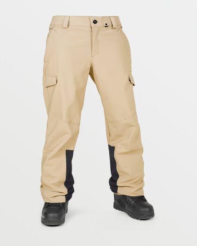 OUTLET】VOLCOM Womens Swift Bib Overalls - Sand