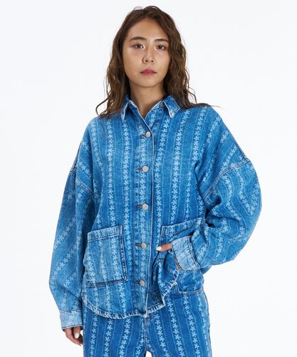 OUTLET】Roxy ANOTHER REFLECT ウィメンズ デニム長袖シャツジャケット