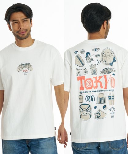 OUTLET】BILLABONG メンズ 【BB GALLERY】 OSAKA CASTLE Tシャツ【OVER