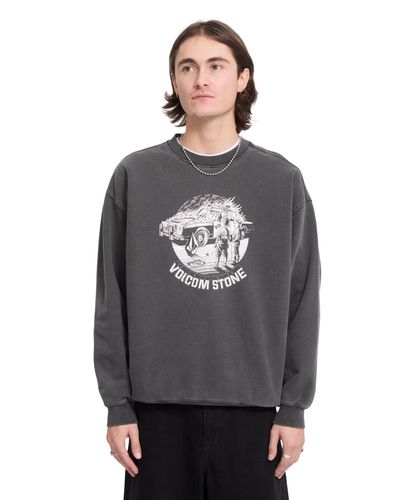 OUTLET】VOLCOM メンズ SINGLE STONE PW CREW クルーネック